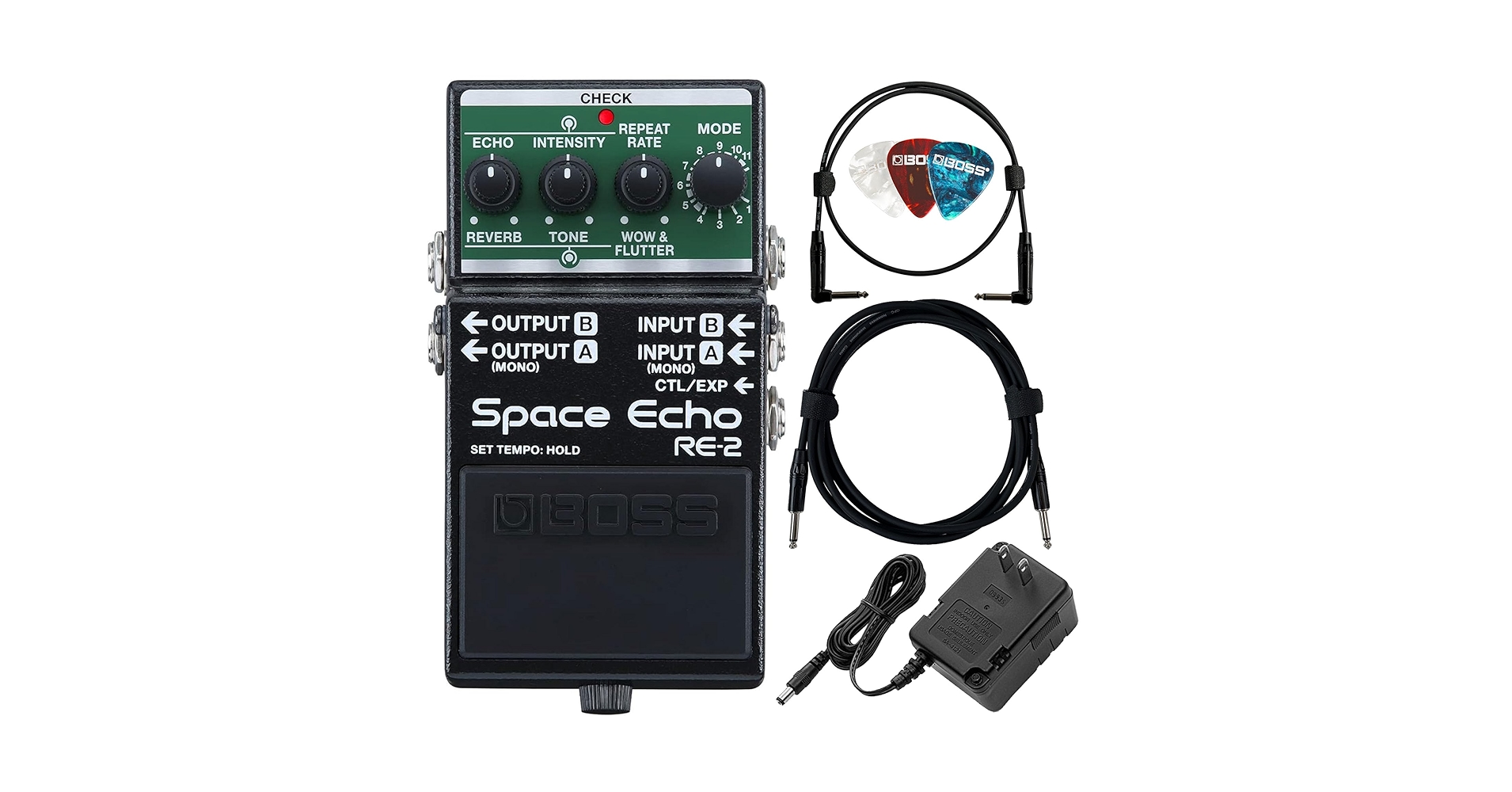 Amazon.com: Boss RE-2 Space Echo Delay and Reverb Effects Bundle